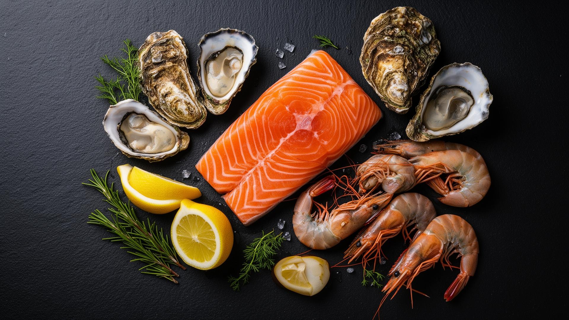 Premium seafood spread